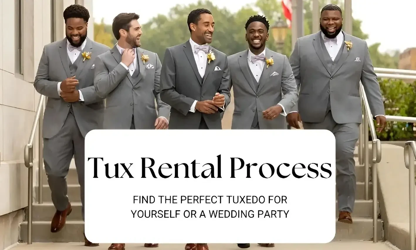 Tux Rental Process Mobile Image
